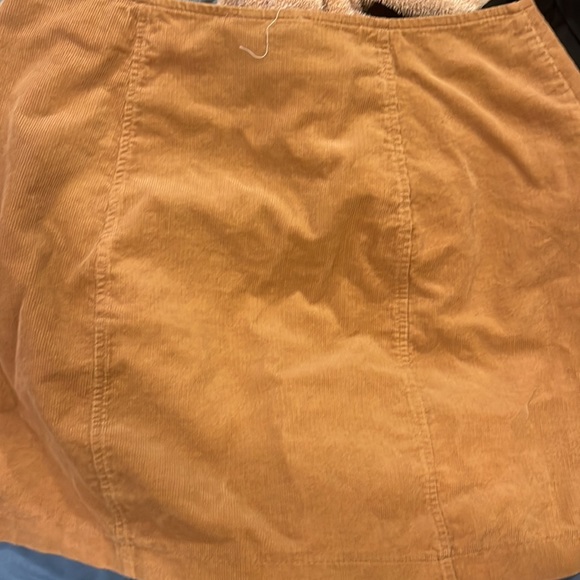 Juniors' Corduroy Button-Front Mini Skirt size XL - Picture 5 of 5